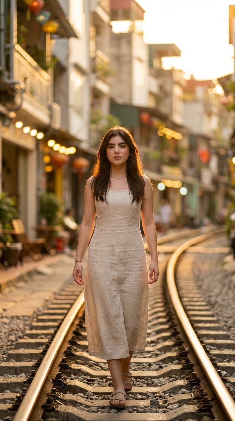 Hanoi Train Street  sample 1