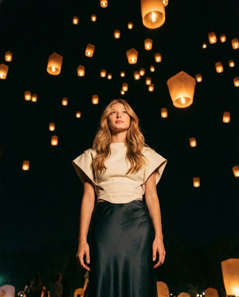 Floating lantern Photoshoot sample 3