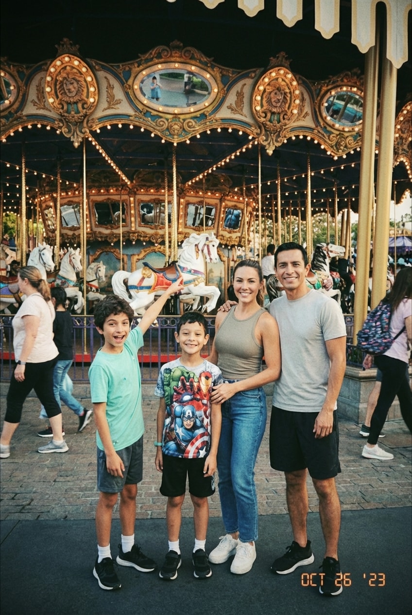 Disneyland Family Portrait sample 2