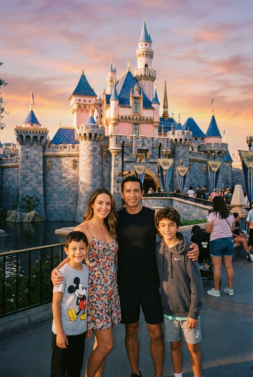 Disneyland Family Portrait sample 1