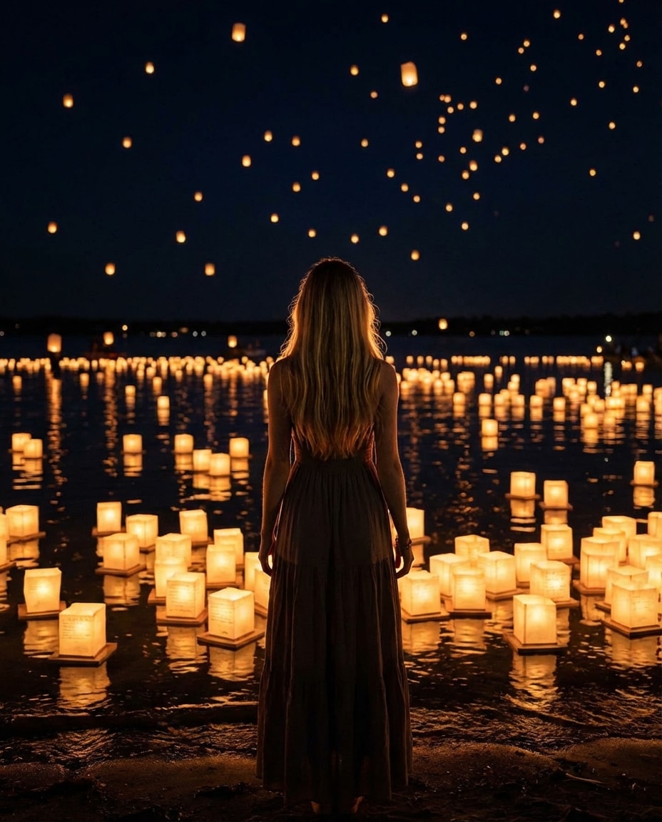 Floating lantern Photoshoot sample 4